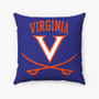 Pastele Virginia Cavaliers Custom Pillow Case Personalized Spun Polyester Square Pillow Cover Decorative Cushion Bed Sofa Throw Pillow Home Decor