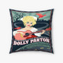 Pastele dolly parton Custom Pillow Case Personalized Spun Polyester Square Pillow Cover Decorative Cushion Bed Sofa Throw Pillow Home Decor