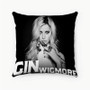 Pastele Gin Wigmore Custom Pillow Case Personalized Spun Polyester Square Pillow Cover Decorative Cushion Bed Sofa Throw Pillow Home Decor