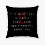 Pastele Twenty One Pilots Quotes Custom Pillow Case Personalized Spun Polyester Square Pillow Cover Decorative Cushion Bed Sofa Throw Pillow Home Decor