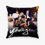 Pastele Younger Custom Pillow Case Personalized Spun Polyester Square Pillow Cover Decorative Cushion Bed Sofa Throw Pillow Home Decor