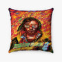 Pastele Hotline Miami 2 Wrong Number Fire Poster Wall Decor Custom Pillow Case Personalized Spun Polyester Square Pillow Cover Decorative Cushion Bed Sofa Throw Pillow Home Decor