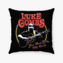 Pastele Luke Combs Beer Never Broke My Heart Good Custom Pillow Case Personalized Spun Polyester Square Pillow Cover Decorative Cushion Bed Sofa Throw Pillow Home Decor
