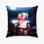 Pastele Margot Robbie as Harley Quinn Custom Pillow Case Personalized Spun Polyester Square Pillow Cover Decorative Cushion Bed Sofa Throw Pillow Home Decor