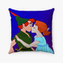 Pastele Peter Pan and Wendy Kiss Disney Custom Pillow Case Personalized Spun Polyester Square Pillow Cover Decorative Cushion Bed Sofa Throw Pillow Home Decor