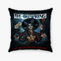 Pastele The Offspring Let The Bad Times Roll Tour 2023 Custom Pillow Case Awesome Personalized Spun Polyester Square Pillow Cover Decorative Cushion Bed Sofa Throw Pillow Home Decor