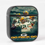 Pastele Green Bay Packers NFL 2022 Custom AirPods Case Cover Awesome Personalized Apple AirPods Gen 1 AirPods Gen 2 AirPods Pro Hard Skin Protective Cover Sublimation Cases