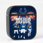 Pastele Indianapolis Colts NFL 2022 Custom AirPods Case Cover Awesome Personalized Apple AirPods Gen 1 AirPods Gen 2 AirPods Pro Hard Skin Protective Cover Sublimation Cases