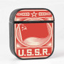 Pastele USSR Poster Custom AirPods Case Cover Awesome Personalized Apple AirPods Gen 1 AirPods Gen 2 AirPods Pro Hard Skin Protective Cover Sublimation Cases