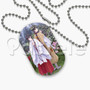 Red Data Girl Custom Personalized Dog Tags ID Name Tag Pet Tag