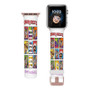 Pastele Chuck E Cheese Collage Custom Apple Watch Band Awesome Personalized Genuine Leather Strap Wrist Watch Band Replacement with Adapter Metal Clasp 38mm 40mm 42mm 44mm Watch Band Accessories