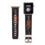 Pastele Cincinnati Bengals NFL 2022 Custom Apple Watch Band Awesome Personalized Genuine Leather Strap Wrist Watch Band Replacement with Adapter Metal Clasp 38mm 40mm 42mm 44mm Watch Band Accessories
