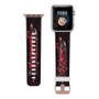 Pastele Michael Jordan Chicago Bulls Custom Apple Watch Band Awesome Personalized Genuine Leather Strap Wrist Watch Band Replacement with Adapter Metal Clasp 38mm 40mm 42mm 44mm Watch Band Accessories