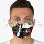 Gunslinger Girl Custom Fabric Face Mask Polyester Two Layers Cloth