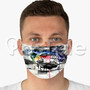Howl s Moving Castle Custom Fabric Face Mask Polyester Two Layers Cloth