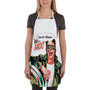 Pastele Bite Them Back Vampire Custom Personalized Name Kitchen Apron Awesome With Adjustable Strap and Big Pockets For Cooking Baking Cafe Coffee Barista Cheff Bartender
