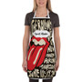 Pastele The Rolling Stones New Haven Arena Custom Personalized Name Kitchen Apron Awesome With Adjustable Strap and Big Pockets For Cooking Baking Cafe Coffee Barista Cheff Bartender