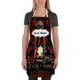 Pastele Trick R Treat Custom Personalized Name Kitchen Apron Awesome With Adjustable Strap and Big Pockets For Cooking Baking Cafe Coffee Barista Cheff Bartender