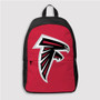 Pastele Atlanta Falcons NFL Art Custom Backpack Personalized School Bag Travel Bag Work Bag Laptop Lunch Office Book Waterproof Unisex Fabric Backpack