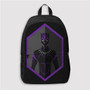 Pastele Black Panther The Avengers Custom Backpack Personalized School Bag Travel Bag Work Bag Laptop Lunch Office Book Waterproof Unisex Fabric Backpack