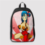 Pastele Bulma Dragon Ball Custom Backpack Personalized School Bag Travel Bag Work Bag Laptop Lunch Office Book Waterproof Unisex Fabric Backpack