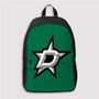 Pastele Dallas Stars NHL Art Custom Backpack Personalized School Bag Travel Bag Work Bag Laptop Lunch Office Book Waterproof Unisex Fabric Backpack