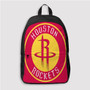 Pastele Houston Rockets NBA Custom Backpack Personalized School Bag Travel Bag Work Bag Laptop Lunch Office Book Waterproof Unisex Fabric Backpack