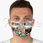 One Piece Omnibus Edition Custom Fabric Face Mask Polyester Two Layers Cloth