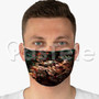 Overlord Movie Custom Fabric Face Mask Polyester Two Layers Cloth