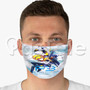 Persona 3 the Movie 2 Midsummer Knight s Dream Custom Fabric Face Mask Polyester Two Layers Cloth