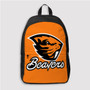 Pastele Oregon State Beavers Custom Backpack Personalized School Bag Travel Bag Work Bag Laptop Lunch Office Book Waterproof Unisex Fabric Backpack