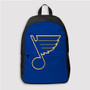Pastele St Louis Blues NHL Custom Backpack Personalized School Bag Travel Bag Work Bag Laptop Lunch Office Book Waterproof Unisex Fabric Backpack