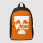 Pastele Tennessee Volunteers Custom Backpack Personalized School Bag Travel Bag Work Bag Laptop Lunch Office Book Waterproof Unisex Fabric Backpack