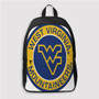 Pastele West Virginia Mountaineers Custom Backpack Personalized School Bag Travel Bag Work Bag Laptop Lunch Office Book Waterproof Unisex Fabric Backpack