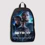 Pastele Detroit Become Human Custom Backpack Personalized School Bag Travel Bag Work Bag Laptop Lunch Office Book Waterproof Unisex Fabric Backpack