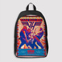 Pastele van halen Custom Backpack Personalized School Bag Travel Bag Work Bag Laptop Lunch Office Book Waterproof Unisex Fabric Backpack