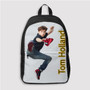 Pastele Tom Holland Custom Backpack Personalized School Bag Travel Bag Work Bag Laptop Lunch Office Book Waterproof Unisex Fabric Backpack