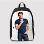 Pastele Zac Efron Good Custom Backpack Personalized School Bag Travel Bag Work Bag Laptop Lunch Office Book Waterproof Unisex Fabric Backpack