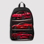 Pastele Chevrolet Corvette C8 Custom Backpack Awesome Personalized School Bag Travel Bag Work Bag Laptop Lunch Office Book Waterproof Unisex Fabric Backpack