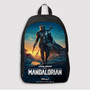 Pastele Star Wars Mandalorian The Mandalorian Custom Backpack Awesome Personalized School Bag Travel Bag Work Bag Laptop Lunch Office Book Waterproof Unisex Fabric Backpack