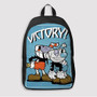 Pastele Cuphead Victory Custom Backpack Awesome Personalized School Bag Travel Bag Work Bag Laptop Lunch Office Book Waterproof Unisex Fabric Backpack