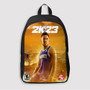 Pastele Devin Booker NBA 2k23 Custom Backpack Awesome Personalized School Bag Travel Bag Work Bag Laptop Lunch Office Book Waterproof Unisex Fabric Backpack