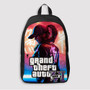 Pastele Grand Theft Auto VI Custom Backpack Awesome Personalized School Bag Travel Bag Work Bag Laptop Lunch Office Book Waterproof Unisex Fabric Backpack