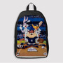 Pastele Looney Tunes New York Yankees Custom Backpack Awesome Personalized School Bag Travel Bag Work Bag Laptop Lunch Office Book Waterproof Unisex Fabric Backpack