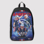 Pastele New England Patriots NFL 2022 Custom Backpack Awesome Personalized School Bag Travel Bag Work Bag Laptop Lunch Office Book Waterproof Unisex Fabric Backpack