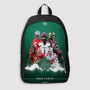 Pastele New York Jets NFL 2022 Custom Backpack Awesome Personalized School Bag Travel Bag Work Bag Laptop Lunch Office Book Waterproof Unisex Fabric Backpack