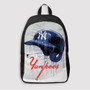 Pastele New York Yankees jpeg Custom Backpack Awesome Personalized School Bag Travel Bag Work Bag Laptop Lunch Office Book Waterproof Unisex Fabric Backpack