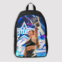 Pastele Ronda Rousey WWE Wrestle Mania Champion jpeg Custom Backpack Awesome Personalized School Bag Travel Bag Work Bag Laptop Lunch Office Book Waterproof Unisex Fabric Backpack