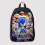 Pastele Sonic Prime Custom Backpack Awesome Personalized School Bag Travel Bag Work Bag Laptop Lunch Office Book Waterproof Unisex Fabric Backpack