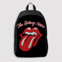 Pastele The Rolling Stones Classic Logo Custom Backpack Awesome Personalized School Bag Travel Bag Work Bag Laptop Lunch Office Book Waterproof Unisex Fabric Backpack
